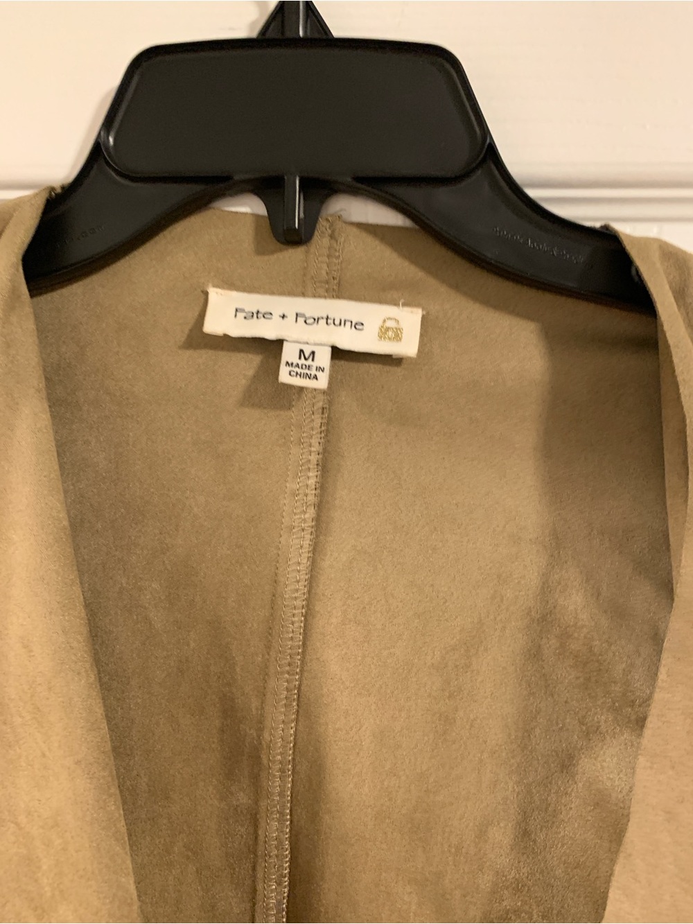 Draped Olive Waterfall Ruffle Jacket - Picture 3 of 8